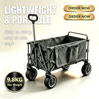 Chariot pliable tout-terrain robuste de qualité professionnelle, prix de gros direct usine, conforme aux normes de l'industrie