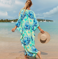 Nouvelle robe de vacances en bord de mer, jupe de plage, robe longue ample grande taille, maillot de bain, chemise pare-soleil à enfiler, vêtements pour femmes