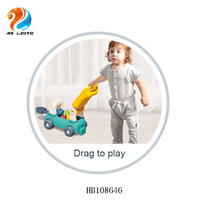 Andador Musical 5 en 1 de Nuevo Diseño, Correpasillos para Bebés, Scooter para Niños Pequeños, Dibujos Animados, Certificado EN71, de 2 a 4 Años