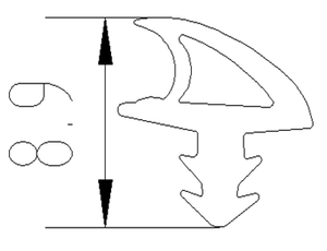 EPDM bọt xốp hợp chất đùn cao su hồ sơ nhà sản xuất cho cửa và cửa sổ thời tiết bằng chứng - Product Image 6