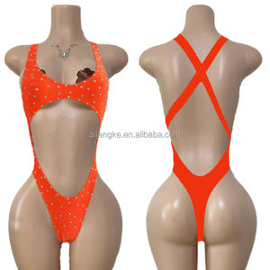 Usine de source en gros personnalisé nouveau style arrivées diamant décapant tenues <span class=keywords><strong>Dancewear</strong></span> exotique - Product Image 3