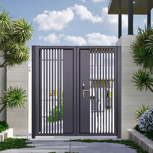<span class=keywords><strong>Portail</strong></span> de villa de luxe en aluminium pour jardins extérieurs et cours avant aux Philippines – Clôture extérieure en alliage d'aluminium - Product Image 3