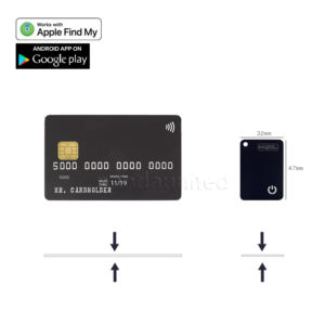 Langlebiges Android Find My Mini Air Card Wasserdichter Nordic Chip <span class=keywords><strong>Locator</strong></span> für die weltweite Verfolgung verlorener Pass taschen Koffer - Product Image 4