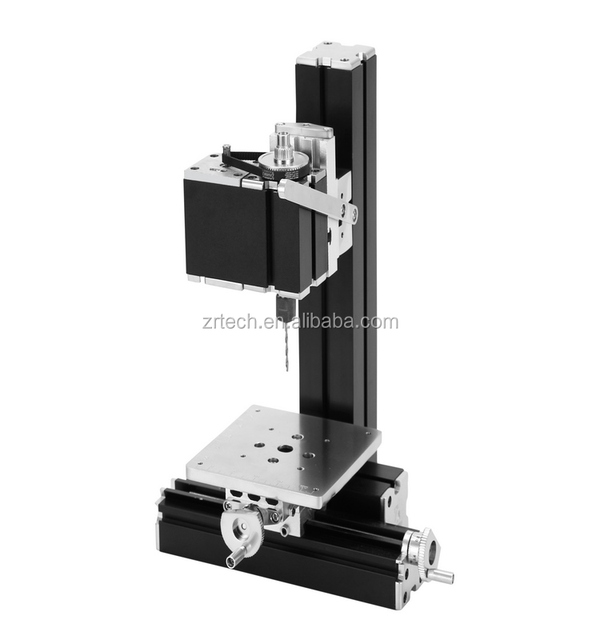 36W All-metal Miniature Drilling Machine Mini Metal Driller for School Education DIY Woodworking Craft Children Gift