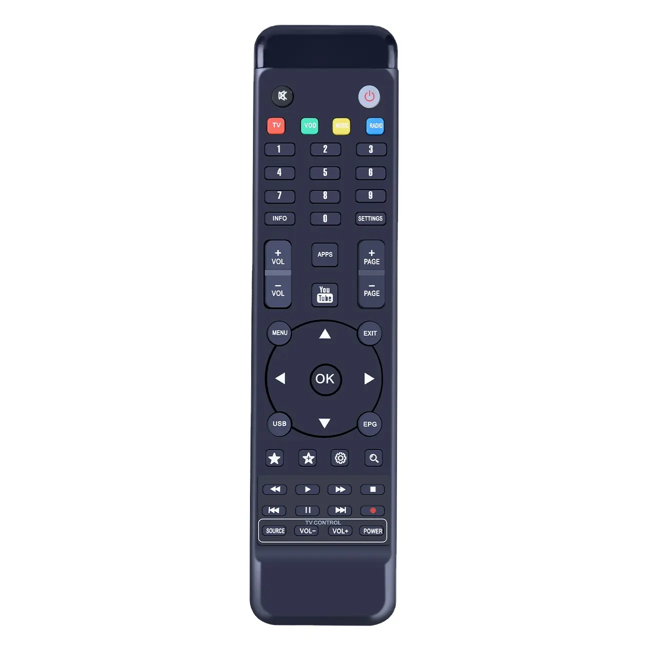 Remote Control Asli untuk Iptv Garis Merah untuk 7 Baris/360 Merah/Mega Plus REDLINE TS 4000 HD PLUS TS4000HD GOLDENbox 8000 2500