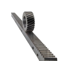Crémaillère hélicoïdale CNC personnalisable 50x50/60x60, en acier, avec traitement thermique et usinage par hélicoïlage