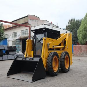 Cargadora Compacta de Dirección Deslizante Ultrabajo de la Marca China JC50D con Tanque de Combustible de 80L y Cucharón de 0.4m³ para Almacén - Product Image 5