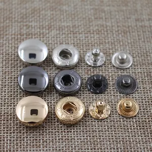 High quality cambered surface zinc alloy metal press snap button for clothing,snap fastener