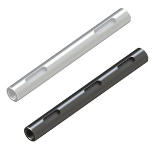Ejes de Acero Inoxidable 304, Tolerancia H7 G6, Roscas Internas, Canales para Llaves, Material para Rectificado, Especificación 66, Niquelado - Product Image 2