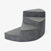 Escalier pour animaux de compagnie, échelle d'escalade pour chiens, escalier pour petits chiens pour grimper sur les canapés et les lits, antidérapant, amovible, lavable, en éponge, escalier rotatif pour animaux de compagnie, respirant