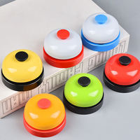 Sonnette de bureau multicolore personnalisable avec logo pour l'entraînement canin, les cours scolaires, les jeux et les quiz