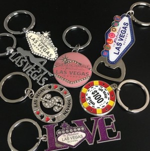 Porte-clés Captain <span class=keywords><strong>America</strong></span> en métal, souvenir de la collection Machine-De-Las-Vega de Las Vegas - Product Image 6
