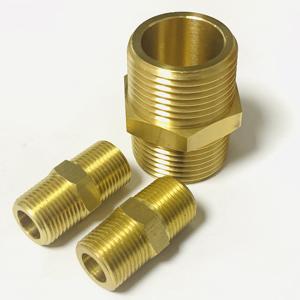 Raccordi Esagonali Maschio in Ottone 1/4 3/8 1/2, Adattatori NPT, Connettori per Tubi - Product Image 2