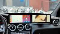 Bosstar Dual Screen CarPlay untuk Mercedes Benz GLC C V Class NTG 5.0/5.5/6.0 LHD Android Car Radio GPS Multimedia Player