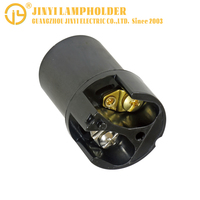 Nuevos Portalámparas de Baquelita Personalizables 1A 250V E17, Base de Lámpara Edison con Rosca, Base de Luz LED para Lámpara de Pie