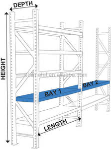 رفوف تخزين معدنية متوسطة التحمل ذات سعة جيدة لاستخدام المستودعات - Product Image 6
