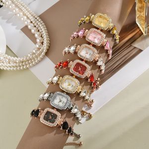 Nuevo Reloj Deportivo de Lujo para Estudiantes con LED Digital, Diseño Ovalado, Cronógrafo, Alarma, Cordón Elegante y Incrustaciones de Diamantes en Forma de Corazón - Product Image 1