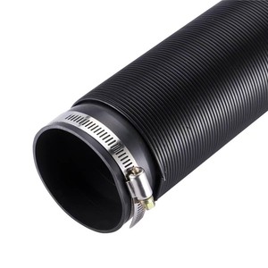 Tubo de Admisión de Aire de 76 mm, Manguera Flexible Negra con Abrazadera para Modificación de Automóviles - Product Image 4