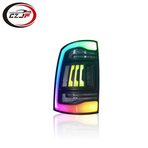 CZJF Nouveau <span class=keywords><strong>prix</strong></span> d'usine Feux arrière LED modifiés Feux arrière clairs RGB Clignotants Feux de frein pour <span class=keywords><strong>Dodge</strong></span> <span class=keywords><strong>RAM</strong></span> 1500 <span class=keywords><strong>2500</strong></span> 2009-2018 - Product Image 3