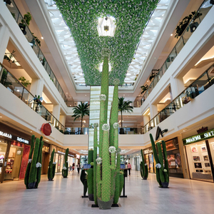 Grandes plantes artificielles de cactus tropicaux PE de haute assurance design de luxe de 295cm de hauteur pour l'aménagement paysager de l'herbe PE <span class=keywords><strong>d</strong></span>écorative <span class=keywords><strong>d</strong></span>'<span class=keywords><strong>intérieur</strong></span> - Product Image 5