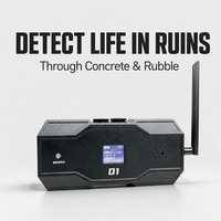 Détecteur de vie radar à réseau LSJ-ARD multipoint 90° 0,5m, système d'alarme sans fil pour la sauvetage en cas de tremblement de terre, 1 an, IP65, haute précision 1%