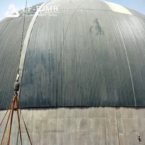 Estructura de acero de gran alcance, marco de espacio, cúpula, cobertizo de almacenamiento de carbón, construcción