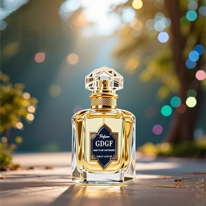 Nuevo Atomizador de Perfume Irregular OEM, Botella de Perfume Vacía con Bomba, Atomizador de Vidrio Transparente con Cierre a Presión, Perfume para Mujer - Product Image 5
