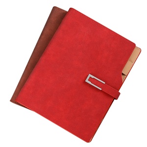 Productos 2026 cuero A5 carpeta cubierta logotipo personalizado cuaderno organizador oficina con hebilla magnética - Product Image 3