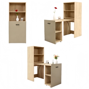 โต๊ะคอมพิวเตอร์พับได้อเนกประสงค์สำหรับเฟอร์นิเจอร์ห้องครัวห้องนั่งเล่น - Product Image 1