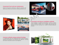 Pantalla LED COB P1.56 para Exteriores de Alta Definición IP66, Cine Privado, Publicidad, Cartelera, Transmisión de Eventos