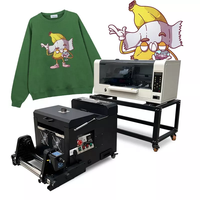 XP600 DTF Machine d'impression A3 DTF Imprimante A3 30cm XP600 T-shirt Imprimante DTG avec Powder Dyer Shaking Machine