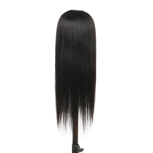 Nueva peluca No dejar cabello humano <span class=keywords><strong>V</strong></span> Parte peluca crudo <span class=keywords><strong>V</strong></span>, parte peluca <span class=keywords><strong>V</strong></span>, parte cutícula alineada pelucas de cabello humano para las mujeres negras - Product Image 3