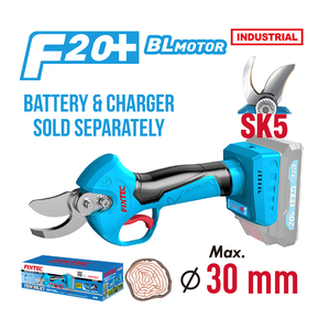 Tijeras de Podar Inalámbricas FIXTEC 20V con Motor sin Escobillas, Tijeras de 30 mm, Herramienta Eléctrica SK5 FCPS30X-12 - Product Image 3