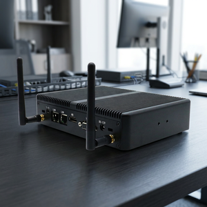 Fanless Mini PC Intel Core i5-4200U 8GB RAM 256GB SSD <b>Windows</b> <b>10</b> Dual Display VGA Industrial Silent Micro Desktop <b>Computer</b> - Product Image 4
