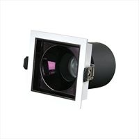 Spot encastré LED en aluminium IP20, tension AC220V (±10%) 12W 2*12W, anti-éblouissement profond COB, spot LED pour salon