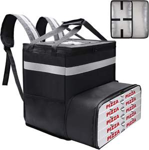 OEM Personnalisé Durable Étanche Refroidisseur Pizza Sac De Livraison Chaîne Du Froid Sac Isolé Livraison Alimentaire Chaîne Du Froid Transport - Product Image 4