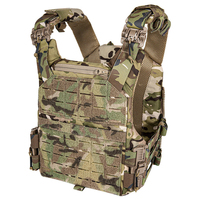 Chaleco ligero ajustable personalizado al por mayor, sistema de liberación rápida, portador de placa, chaleco protector de placa de caza para entrenamiento