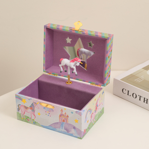 Heartwarming Whimsical Unicorn Musical Jewelry <b>Box</b> Healing Sweet Childhood Dream <b>Keepsake</b> for All Ages - Product Image 1