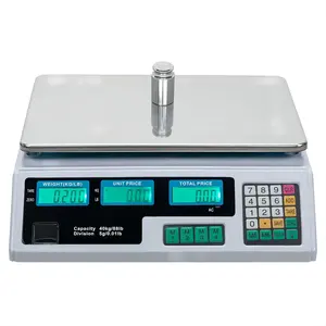 デジタル価格スケールカウント体重計電子テーブルスケール重量と価格の計算