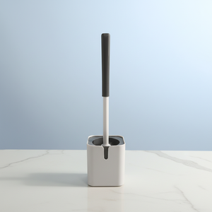 Juego de Escobilla y Soporte <span class=keywords><strong>para</strong></span> Inodoro de PET a Precio de Fábrica, Escobilla de Limpieza con Mango de Aluminio, Accesorios de Baño - Product Image 1