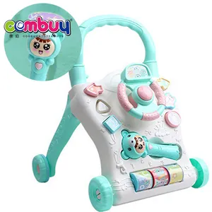 Venda superior desenhos animados brinquedos 4 em 1 novo modelo bebê walker multifunção