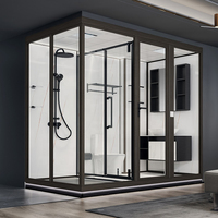 Offre Spéciale : Unité de Douche Modulaire de Luxe pour Hôtels, Préfabriquée, Moderne, Autonome, Complète avec Baignoire Intégrée