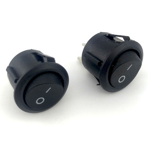 Interruptor Basculante Mini Negro de 12V para Uso Marino, Automotriz e Industrial, Interruptor de Encendido/Apagado Modelo KCD 10A/125V y 6A/250V - Product Image 5