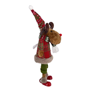 16 pouces/40cm Usine de gros Décoration de Noël Poupées de <span class=keywords><strong>renne</strong></span> Ventes à prix réduit Ornement de Noël - Product Image 4