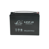 Batterie VRLA GEL 12V 40Ah 6-EVF-40 à décharge profonde pour transpalette électrique, voiturette de golf et équipement d'entrepôt