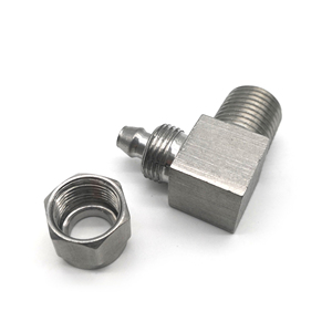 Raccord coudé pneumatique mâle <span class=keywords><strong>1</strong></span>/8 <span class=keywords><strong>1</strong></span>/<span class=keywords><strong>4</strong></span> 3/8 pour tube PU PE avec écrou de blocage pour conduite de gaz - Product Image 6