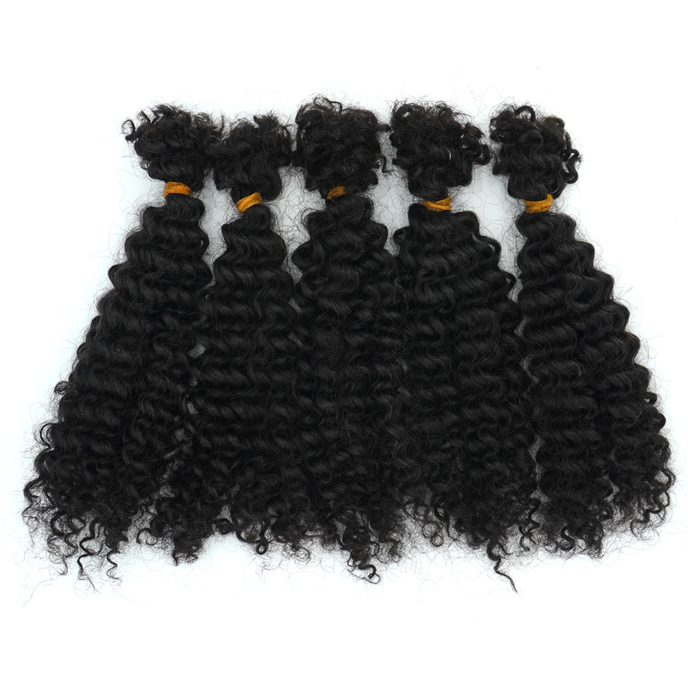 KAMA Afro Kinky Curly Deep Curly Hair Weave 100% Human Hair Bulk Bundles Wholesale Price Wavy Bundle for Braiding Detail Section 2