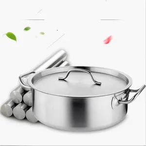 批发绝缘防漏 Stockpot 不锈钢清除烹饪火锅火锅多锅锅与 Divider