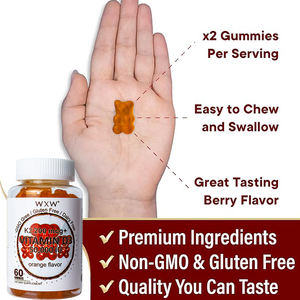 العلامة التجارية WXW الفردية بالجملة أفضل فيتامين B1 غائر الدب الفيتامينات C والزنك Gummies حلوى لينة Imunne الملحق - Product Image 2