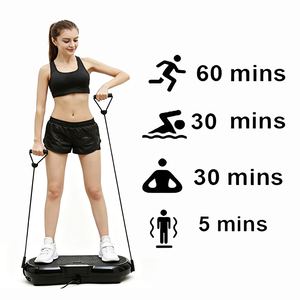 Plataforma Vibratoria Ultradelgada para Adelgazar el Cuerpo, Uso Doméstico, Logotipo Personalizado, Crazy Fit Massage - Product Image 6